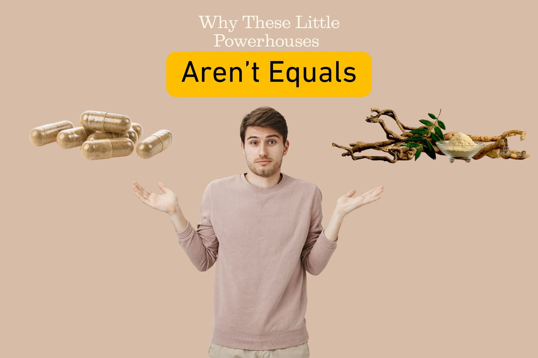 shilajit and tongkat ali are not equal