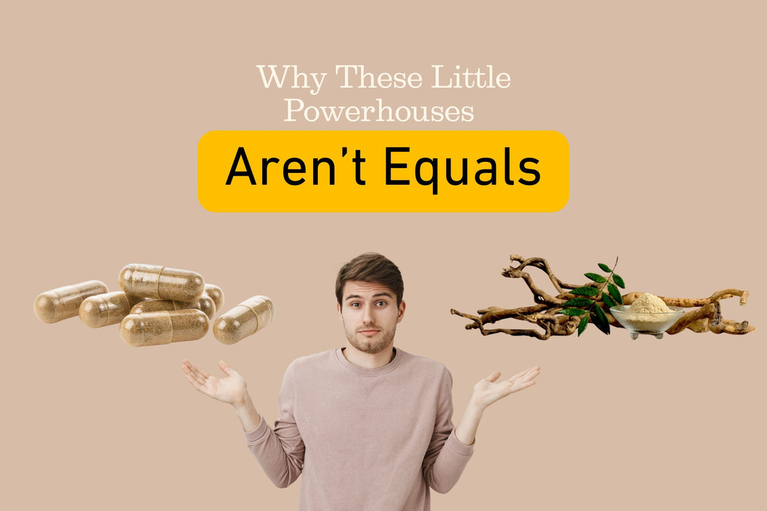 shilajit and tongkat ali are not equal