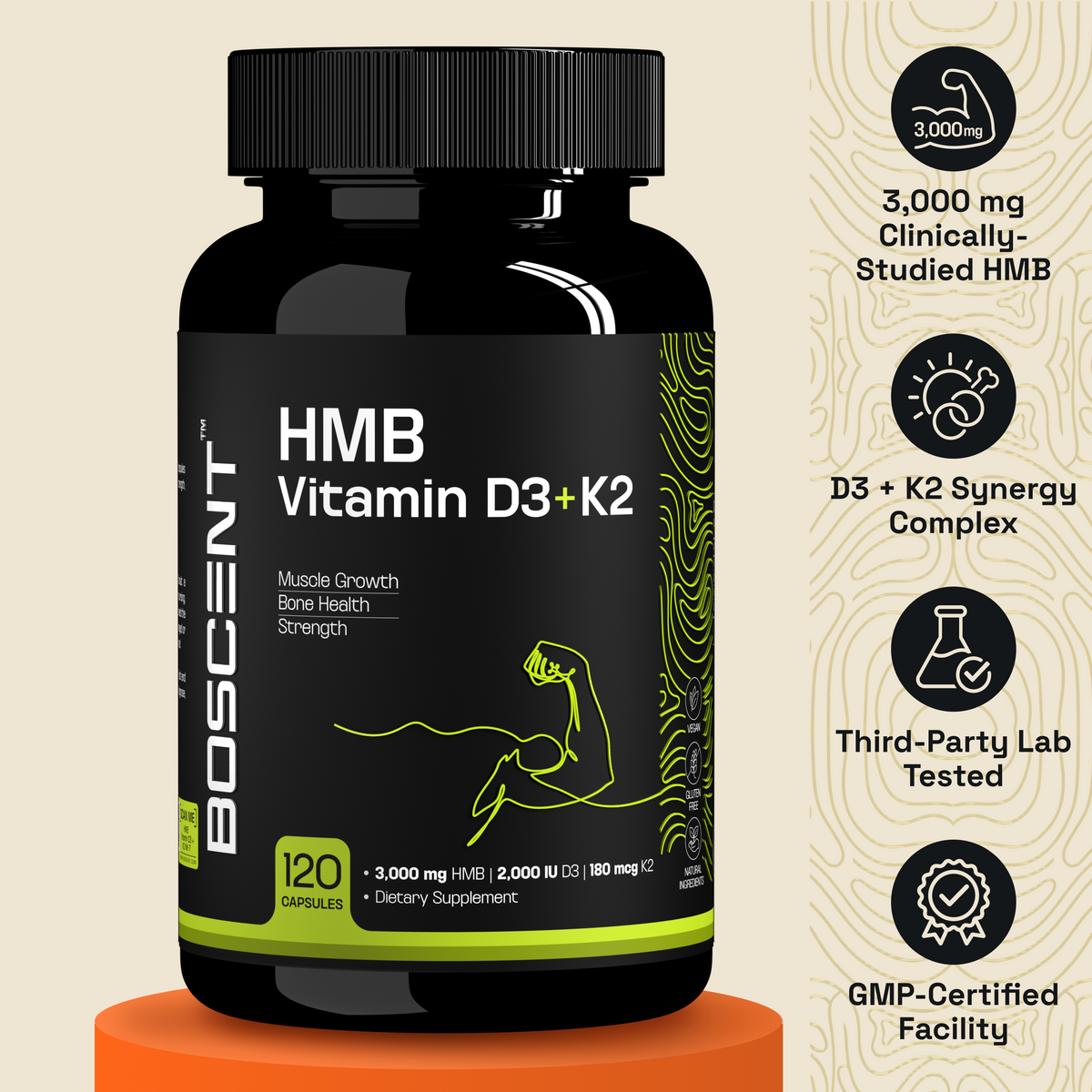 HMB + Vitamin D3 + K2